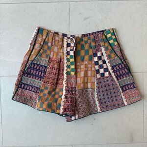 Ulla Johnson Multicolor Patterned Shorts Size 2